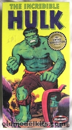 Polar Lights 1/8 The Incredible Hulk (ex-Aurora), 4101 plastic model kit